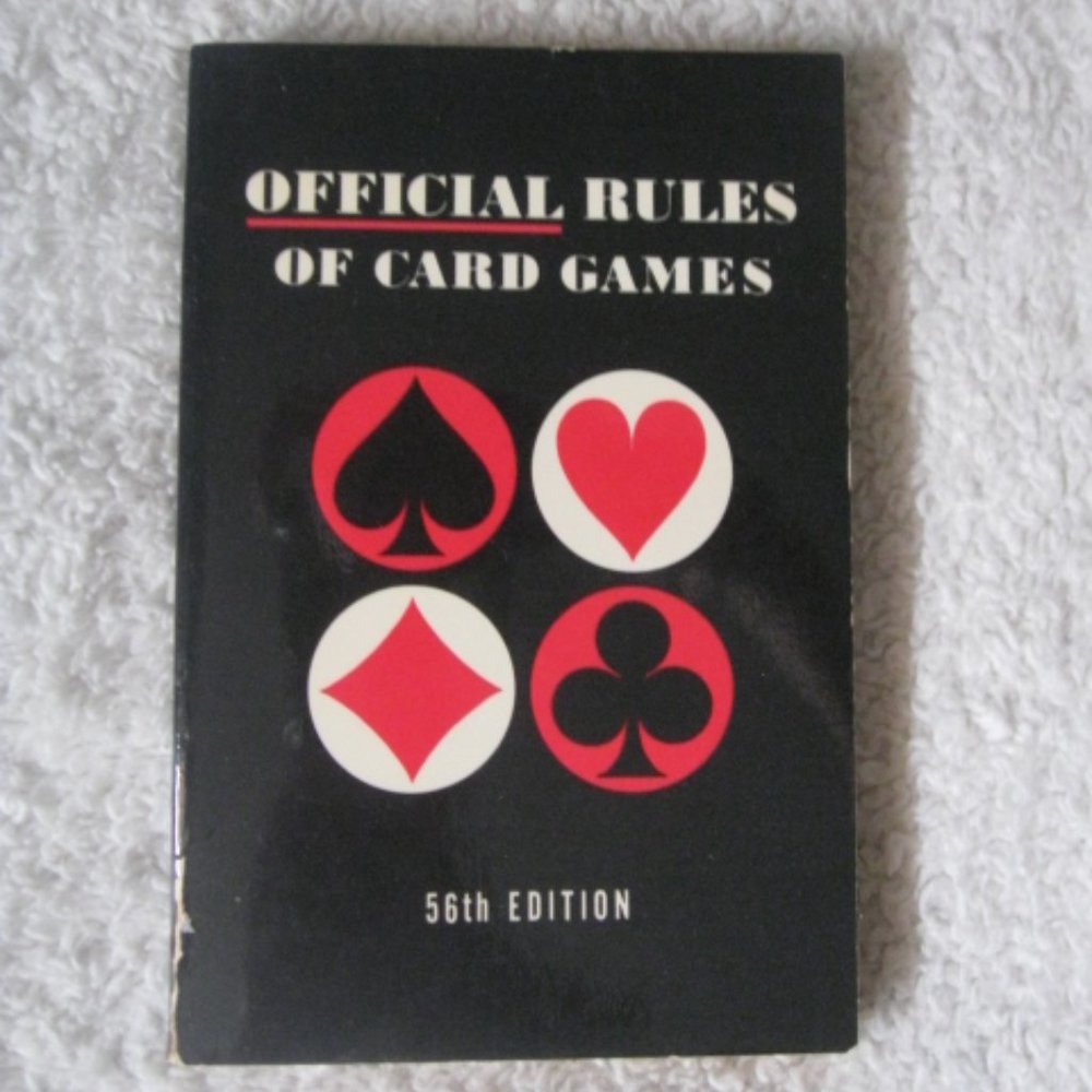 Official Rules of Card Games Paperback Book